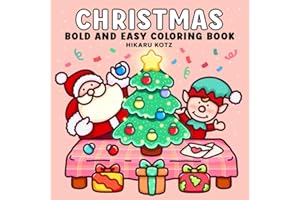 Christmas: Bold & Easy Coloring Book, Stocking Stuffer for Adults & Teens (Christmas Coloring Book)