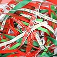 Ribbon off cut bundle - Xmas Theme - contains 10 different 1 metre ribbons