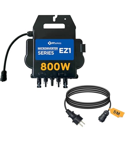 Onduleur Solaire Couplé Réseau 1200W PMSUN - Entrée DC 55-90V, Sortie AC 230V, Pour Batteries 48V/60V, Avec Limiteur LCD