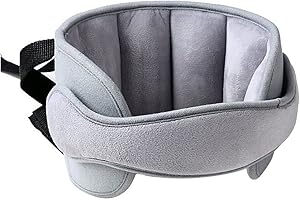 PRETTY KAURV Baby Car Seat Head Support Adjustable Toddler Car Seat Head Support Band Soft Comfortable Baby Car Seat Child Neck Relief Safe Sleep Pillow Positioner Kids Car Seat Sleep Nap Aid Holder(grey)