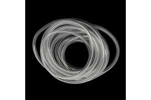 iMeistek Tuyau en plastique transparent de 2 mm x 4 mm de diamètre extérieur - 6 m de long - Tuyau flexible en vinyle PVC de qualité alimentaire pour transfert d'huile, d'eau et d'air