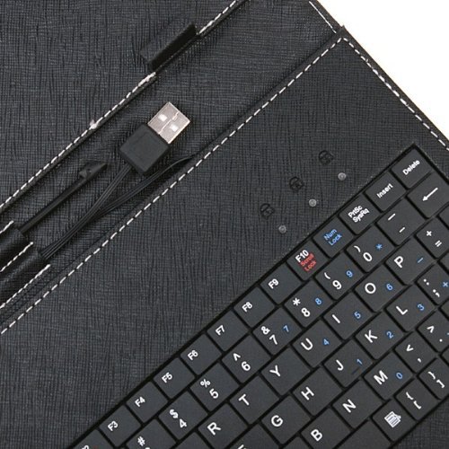SODIAL (R) USB-Tastatur und PU Ledertasche Halterung mit Stylus fuer Tablet PC 8-Zoll- - 6