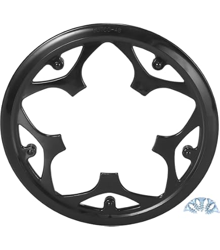 Plateau De Vélo YOSOO En Alliage D'Aluminium Avec Traitement CNC Et Surface Durable - Blanc/Noir