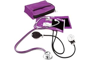 NCD Medical/Prestige Medical Set mit Aneroid-Manometer und Doppelkopf-Stethoskop, Lila