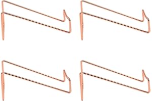 Carpango Lot de 4 supports de bouteilles de vin en métal pour rangement de bouteilles d'alcool (B)