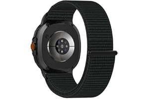 Armband kompatibelt med Samsung Galaxy Watch 8 40 mm 44 mm/Watch 8 Classic 46 mm, justerbart klockarmband mjukt nylon ersättn
