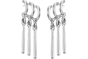 Emibele Zoro Earrings, Anime Dangle Earrings Costume Cosplay, Piercing Cuff Claw Drop Earrings Jewelry Gift for Anime Zoro Lover Fans