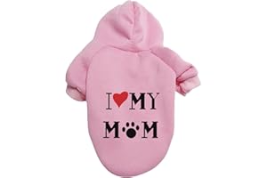 YWSTYLLELTY Hunde Kleidung für Kleine Hunde Hundepullover Kleine Hunde Fleece Pullover Hund Pullover Hund Hundemantel Hundejacke Hundepullover Xs Hundekleidung Kleine Hunde Hunde Wintermantel (Pink, XS)