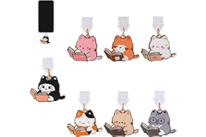 Penitue 7 Stück Katzen Staubschutz Stecker für Kindle, Niedliche USB-C Ladeanschluss Schutz Kappen Handy Anhänger für E-Reader Zubehör