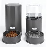 Nobleza Automatic Feeder and Drinker Cat Dogs, Dispenser Food Cats and Dogs 3.8 L, for Small and Medium Dogs and Cats, Pack o