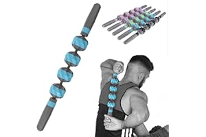 XEDON Muscle Roller Stick Deep Tissue Massage Roller for Trigger Points Pain-Back Tightness-Athletes-Leg Cramps-Quads-Calf Hamstring-Myofascial (Blue)