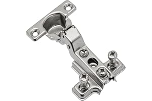 Mprofi MT® 4er Set Scharniere für Schranktüren - MiniSchrankscharniere Ø 26 mm - Küchenschrank Scharniere - Schranktür Scharnier - Schrank und Möbelscharniere - Topfscharnier Mittelanschlag PM/P/4