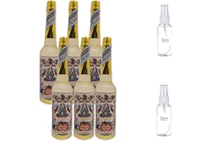 BOEMY Agua Florida Peruana | Murray y LanMan | Pack de 6 Botellas de Agua Florida del Perú | Amarilla - Original 270 Ml. C/u | | 6 Botellas de Agua Florida de 270 ml + 2 Dosificadores de Spray