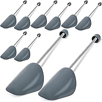 CAUTIOUS 3 paar schoenspanners voor heren, schoenspanners, schoenvormers van kunststof, verstelbare schoenlatten, schoendragers, variabele maat 38-46, schoenstretch, schoenboom (zwart), zwart, 38-46