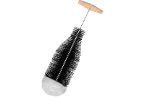 MUJILUXE Flaschenbürstenset, Reinigungsbürste Flasche, Flaschenreinigungsbürste, geeignet für Sodaglasflaschen und Milchflaschen usw., 1-teiliges Set