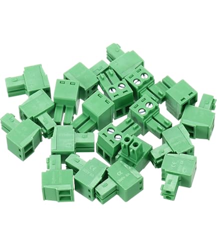 thumbnail image 2 of 5 Pin 7.5mm Quick Speaker Connector - Terminal Block Phoenix Plug - TRAKTRONIX Green Connector 2 of 6