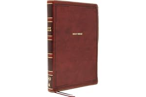 NKJV Holy Bible, Giant Print Thinline Bible, Brown Leathersoft, Red Letter, Comfort Print: New King James Version.: Holy Bible, New King James Version