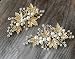 Gracewedding Crystal Bridal Hair Pins Wedding Hair Accessories-Hair Clips Rhinestone Jewelry Headdress(pack of 5)