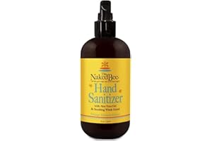 The Naked Bee Orange Blossom Honey Hand Sanitiser 8oz. Aloe Vera & Witch Hazel Hand Sanitiser Gel. Kills 99.9% of Germs Hand Sanitiser. Protective Aloe Vera Gel Moisturising Antibacterial Hand Gel.
