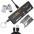 HMKIS Diamond Tester Pen, High Accuracy Jewelry Diamond Tester＋ 60X Mini LED Magnifying, Professional Diamond Selector for Novice and Expert, Thermal Conductivity Meter