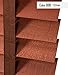 Produktbild LIQICAI Linden Wood Jalousie Dual Function, 50MM Breite Latten, Breite x Drop, erhältlich in 3 Größen ( Farbe : 006-Model A , größe : 60 x 160 cm-3 Set )