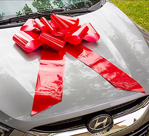 Yeeper Hochzeits Auto BOW Band Schleife Kunststoffband Autodeko Rot
