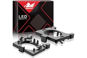 ‎WINPOWER WinPower H7 LED Birne Base Clips Adapter Lampenfassung Fassung Halter Unterstützung Umwandlung Zubehör Kompatibel mit Ford Focus 2/3, Fiesta MK2, Mondeo Abblendlicht, 2 Stücke