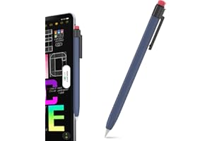 TRONWIN Klassische Hülle für Apple Pencil 2. Generation Silikonhülle Apple Pencil Pro Anti-Rutsch Schutzhülle kompatibel mit Apple Pencil 2. Generation für iPad Pro (Mitternachtsblau)