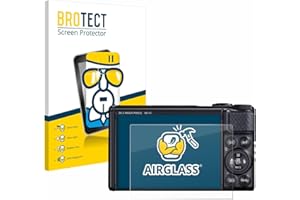 BROTECT Schutzglas für Canon PowerShot SX740 HS/Lite Schutzfolie Panzer Folie Glas Displayschutz Made in Germany [Kratzfest 9H, Anti-Fingerprint]