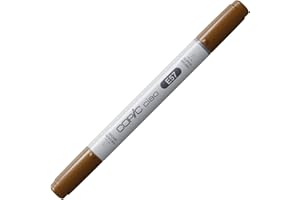 COPIC Ciao Coloured Marker Pen - (E-57) Light Walnut, For Art & Crafts, Colouring, Graphics, Highlighter, Design, Anime, Professional & Beginners, Art Supplies & Colouring Books