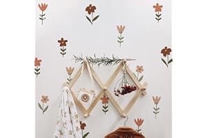 Neukids Boho Flowers Children's Wall Sticker Girls Wall Decals Nursery Stickers for Kids Bedrooms Livingroom Kindergarten Window Wall Decor
