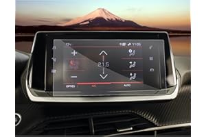 [2 Pezzi] SXCY Pellicola Protettiva Schermo per Peugeot 208 e-208 2008 e-2008 2020-2023, 7" GPS Navigatore Display Protezione Schermo, 4H Durezza /Antigraffio /Anti Impronta Peugeot 208 Accessori