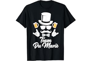 ACCESSOIRE MARIAGE PARTY ORGANISATION GROOM HOMME Enterrement de vie de garçon EVG Staff Marié Humour Drôle T-Shirt