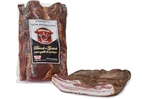 CORNACCHIA SALUMI Pancetta Affumicata Tesa, con aromi naturali | 1,4 kg. c.ca | SENZA GLUTINE - SENZA LATTOSIO.