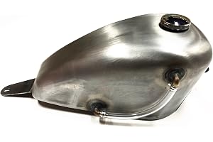 Motorcykel bensin tank för Honda Steed400 600 Shadow VLX600, silver, 4/8 cm, djup 9 l