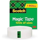 Scotch 810-1933 Scotch Magic Bant G&ouml;r&uuml;nmez, &uuml;zerine yazılabilir ofis bandı şeffaf