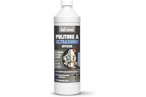 BIO-CHEM CLEANTEC Bio-Chem - Detergente ad ultrasuoni per officina 1L concentrato - Uso professionale in officine e industrie - Prodotto per carburatori, parti meccaniche, componenti elettronici