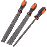 DUO ER 3 adet/takım Ahşap T&ouml;rp&uuml; &Ccedil;elik Dosya Oyma D&uuml;z Yuvarlak Yarım Daire Metal Dosya Ağa&ccedil; İşleme Zanaat Kolu Aracı