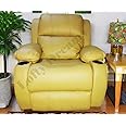 Lofty Dreams Recliner Sofa Electric Single seat Chair in Leatherette with 5 Years Warranty Power Reclining Couch Modern & Stylish Living Room Automatic recliners Comfy Lumbar Support for Sleep