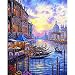 Produktbild rawuin Venice Sunset von Zahlen Digital Ölgemälde auf Leinwand, Office Home Decor (# 253)