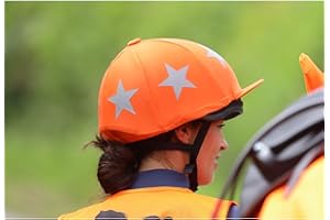 Shires Equi-Flector Hat Cover - Orange