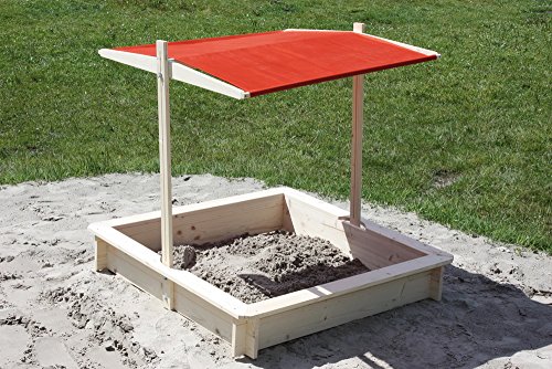Preisvergleich Produktbild Sandkasten mit Dach 120X120cm