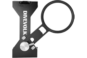 DIVEVOLK Sea Touch 4 Support pour filtres de plongée pour Hommes, Noir, 21x11x12 cm