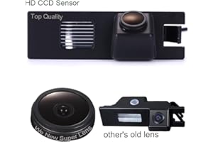 Navinio Caméra de recul étanche vision nocturne voiture vue arrière caméra aide au stationnement système de recul éclairage de plaque d'immatriculation pour Opel Vectra C Astra H Corsa D Zafira B