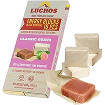 LUCHOS Energieriegel Orange - 10er Pack, Vegan & Glutenfrei Für Ausdauersport