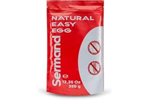 SERMAND Yema de Huevo en Polvo Ecologico (350gr) | Yemas de Huevos Ecologicos | Huevos Pasteurizados | Sin Aditivos | Sin Lactosa | Presentación en Bolsa Zip