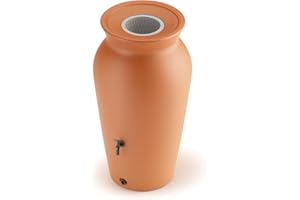 YourCasa Depósito de lluvia de 120 a 230 litros, con cesta de filtro y grifo, barril de lluvia de plástico resistente a heladas