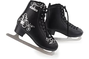 MTP-Racing Schlittschuhe Damen/Mädchen BAUD gefüttert schwarz