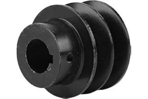 ICECHEN Poulie à Courroie en V AléSage Double Rainure pour Moteurs 168F 170F GX110 GX120 GX160 GX200 7HP ATV Go Kart