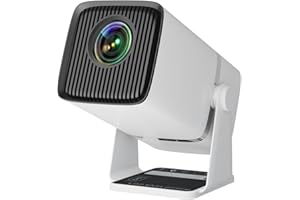 WZATCO Yuva Go Plus Projector 4k Ultra HD | Native 1080P | Auto & 4D Keystone | Smart Android 14 | 9000 Lumens | Rotatable Design | Netflix Prime | ARC | WiFi & BT | for Room & Home Cinema